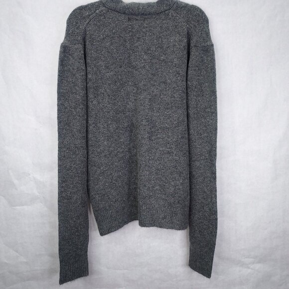 J Ferrar Cardigan Men's XL Button Front Sweater Wool Recycled Polyester Grey - Picture 6 of 10
